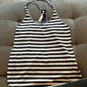 Lululemon Racerback Striped Tank Top Size 2